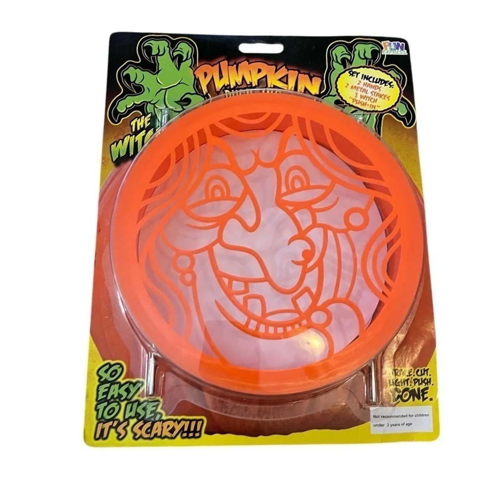Push-In Pumpkin Carving Kit - Witch